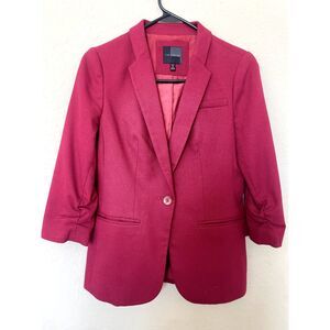 THE LIMITED BLAZER JACKET XS PETITE RED EXCELLENT PRE WONED WORE ONCE OR TWICE